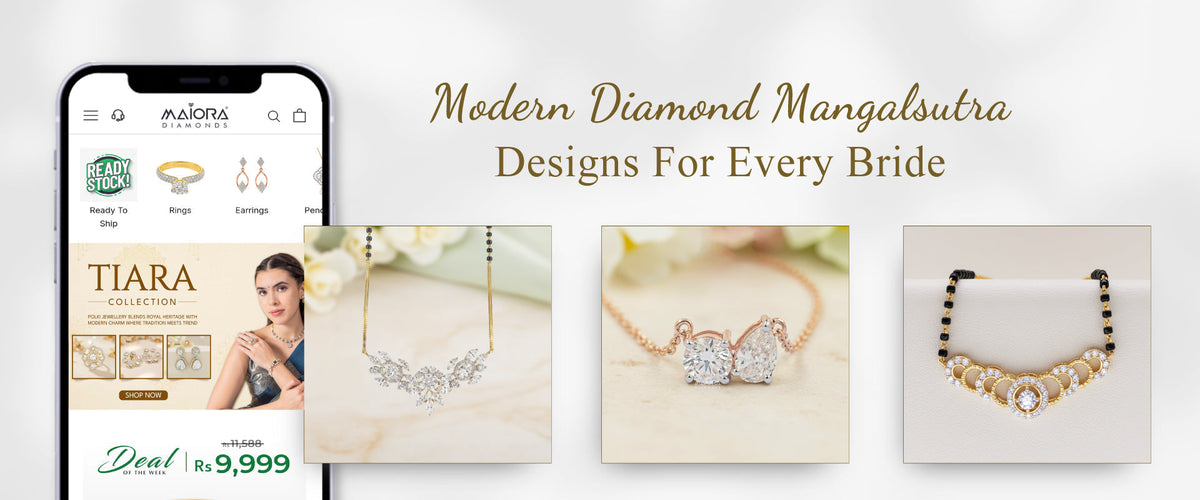 Modern Lab Grown Diamond Mangalsutra Designs Every Bride Will Love