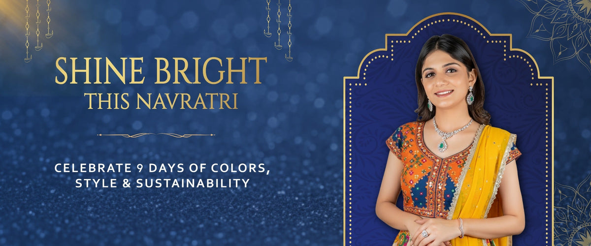 Shine Bright This Navratri with Lab Grown Diamonds Jewellery from Maiora