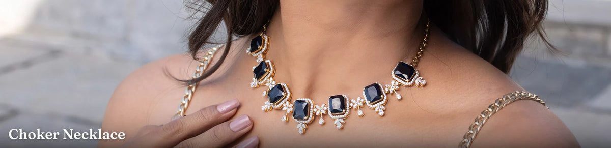 lab grown diamond choker necklace