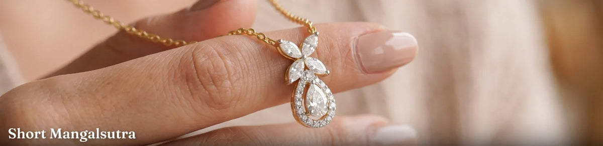 Short Diamond Mangalsutra