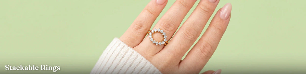 Lab Grown Diamond Stackable Rings