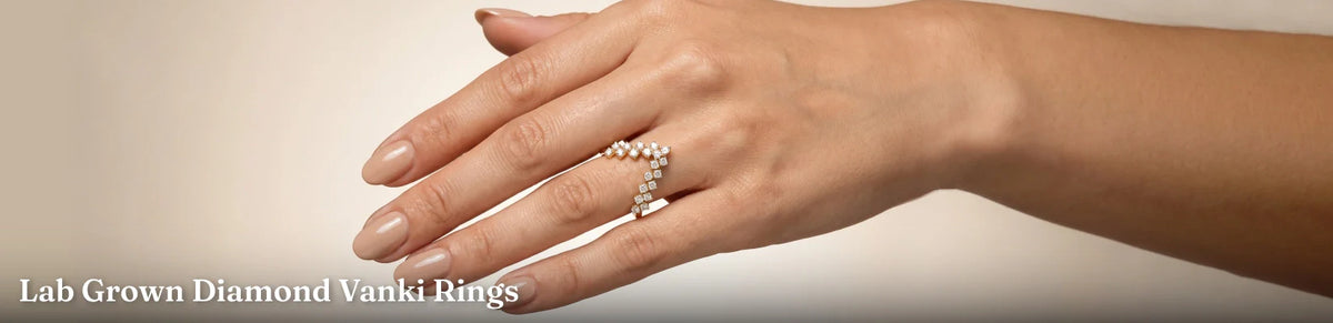 Lab Grown Diamond Vanki Rings - South Indian Tradition