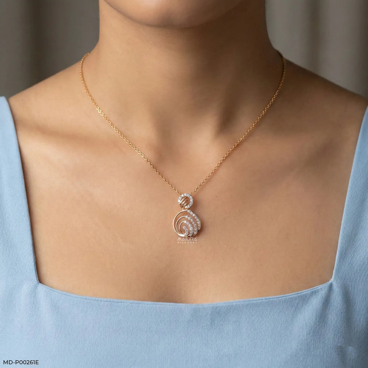 0.30 Carat Minimal Lab Diamond Pendant