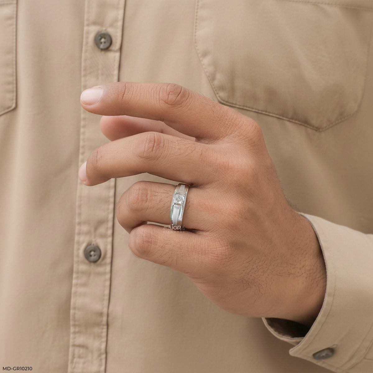 Alluring Crown Diamond Ring
