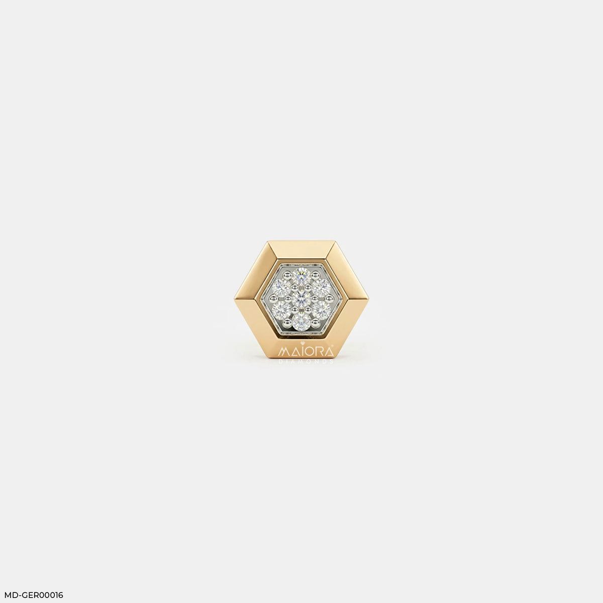 Imperial Hexa Diamond Mens Stud