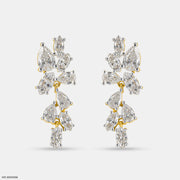 2.5 Carat Diamond Duet Lab Diamond Earrings