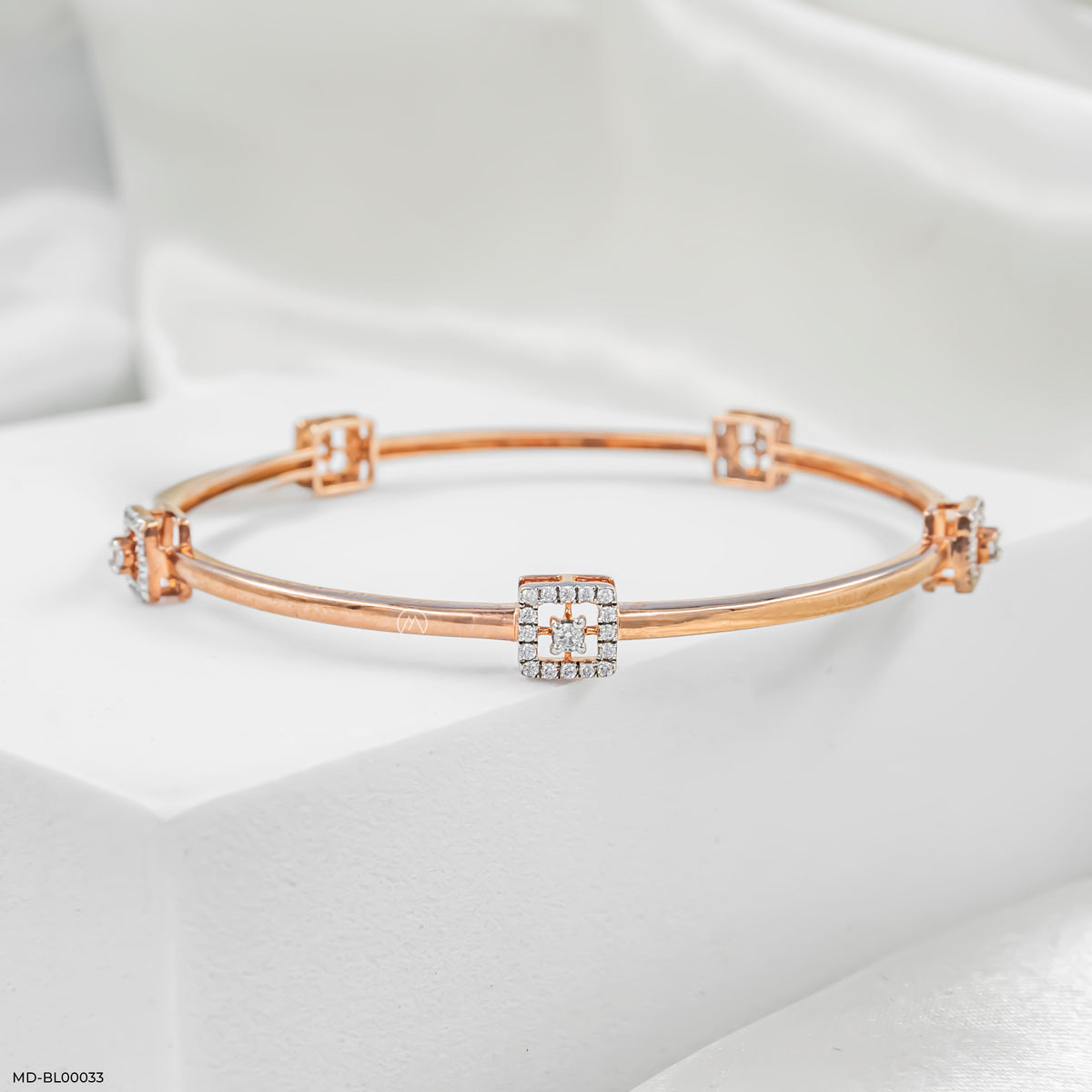 Elysian Edge Diamond Bangles