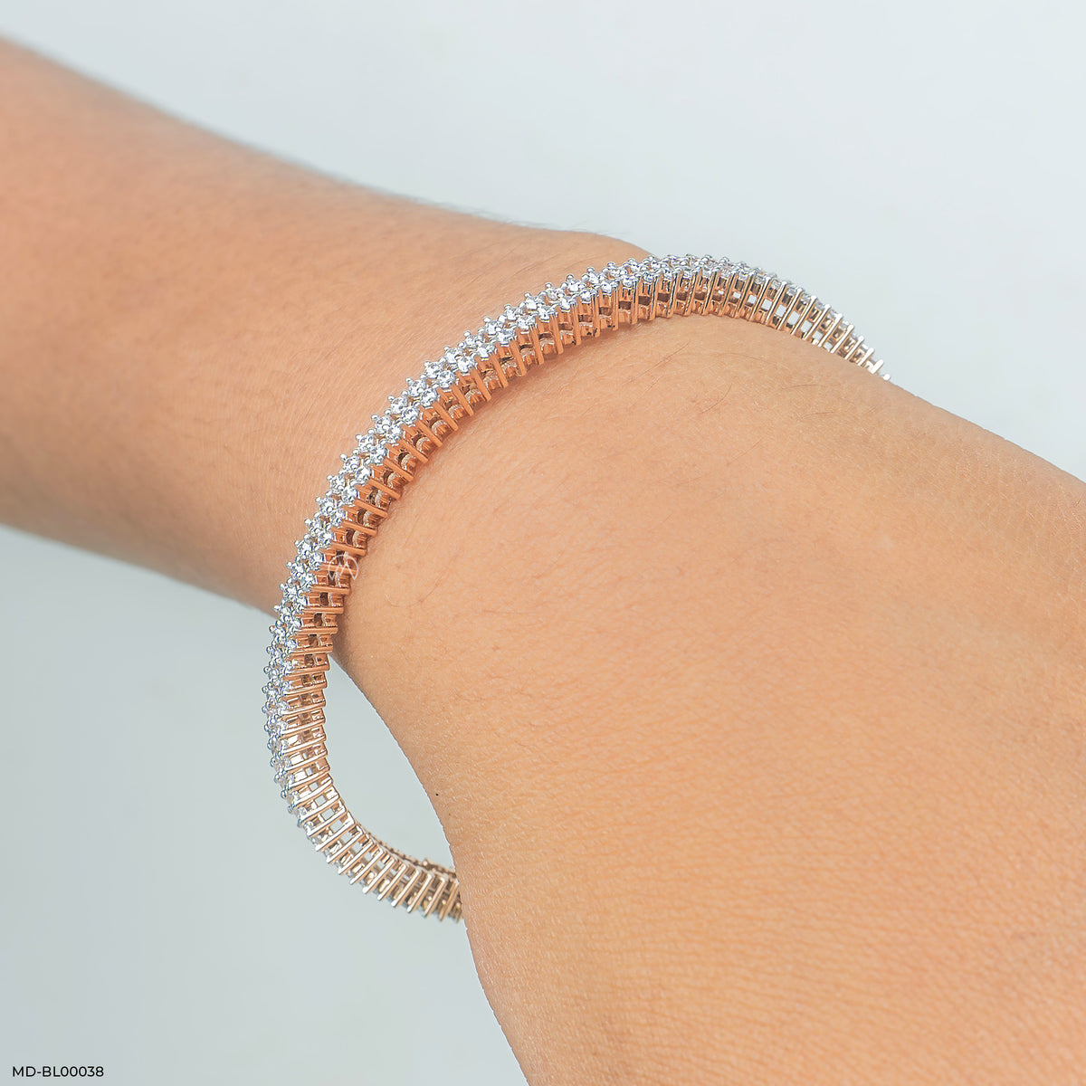 Infinity Shine Diamond Bangle
