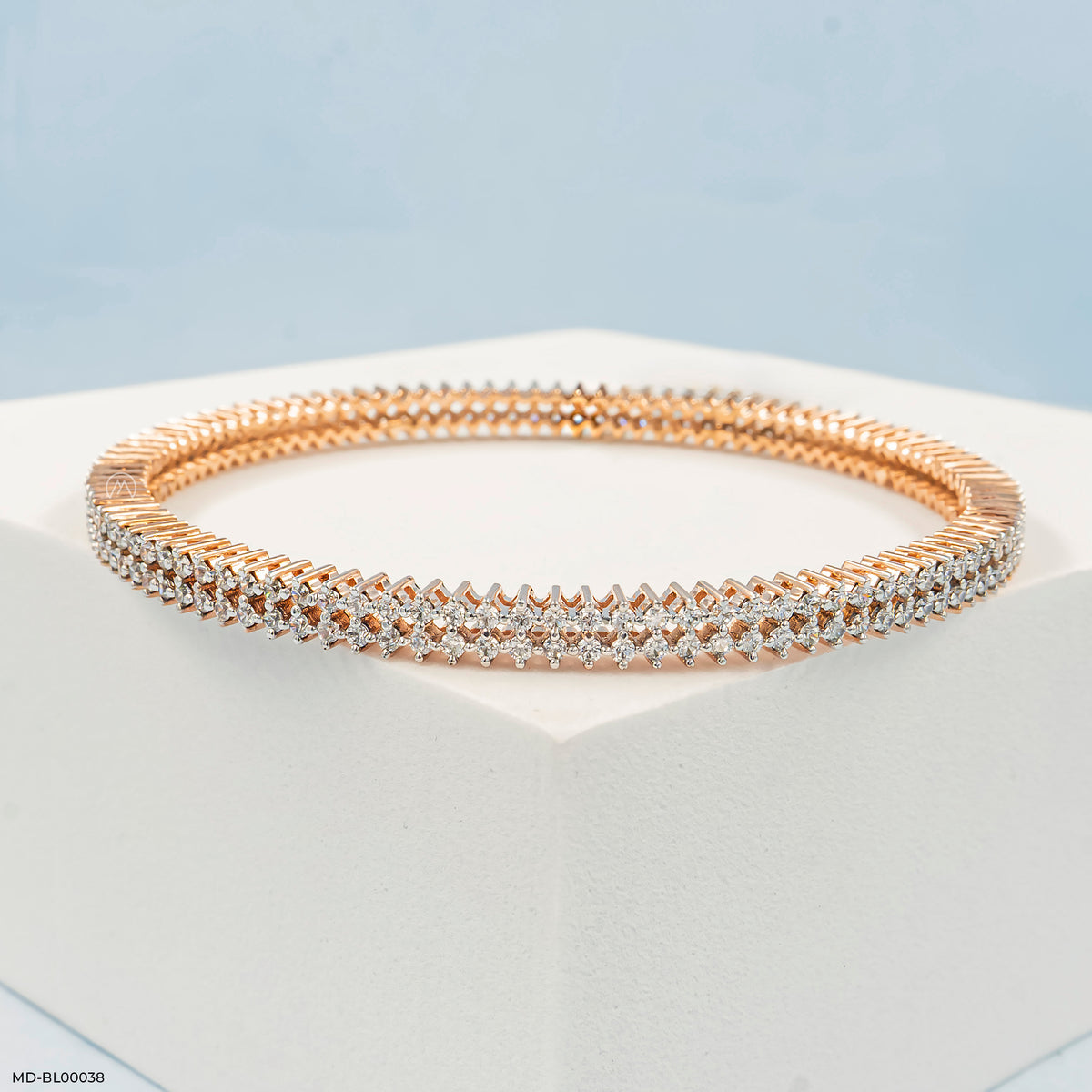 Infinity Shine Diamond Bangle