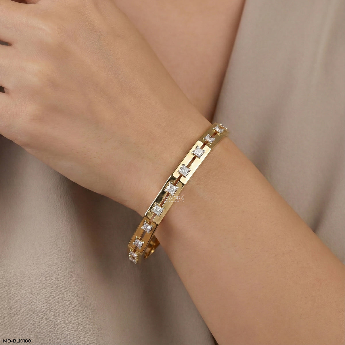 Dazzle Diamond Bangle