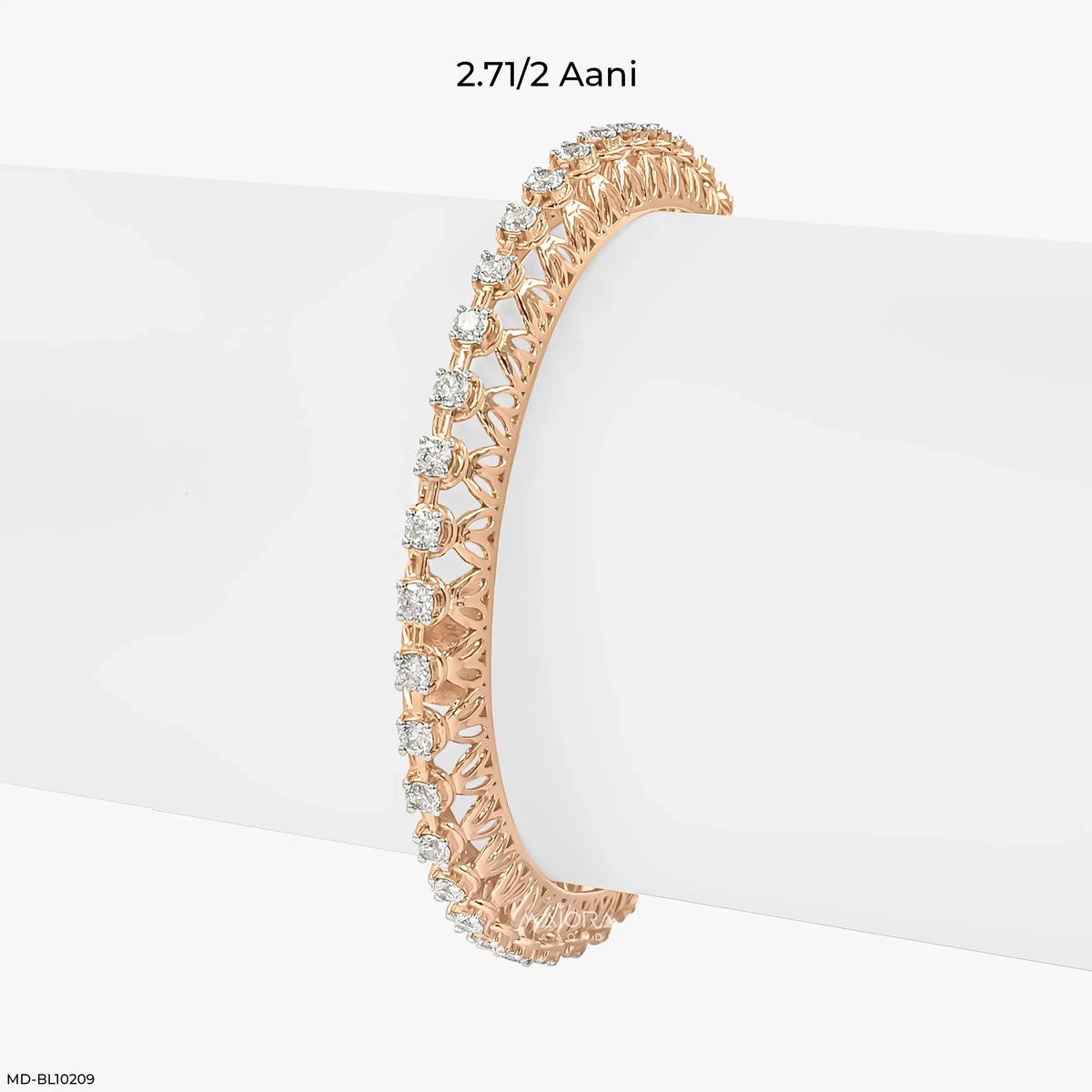 Stellar Dome Lattice Diamond Bangle