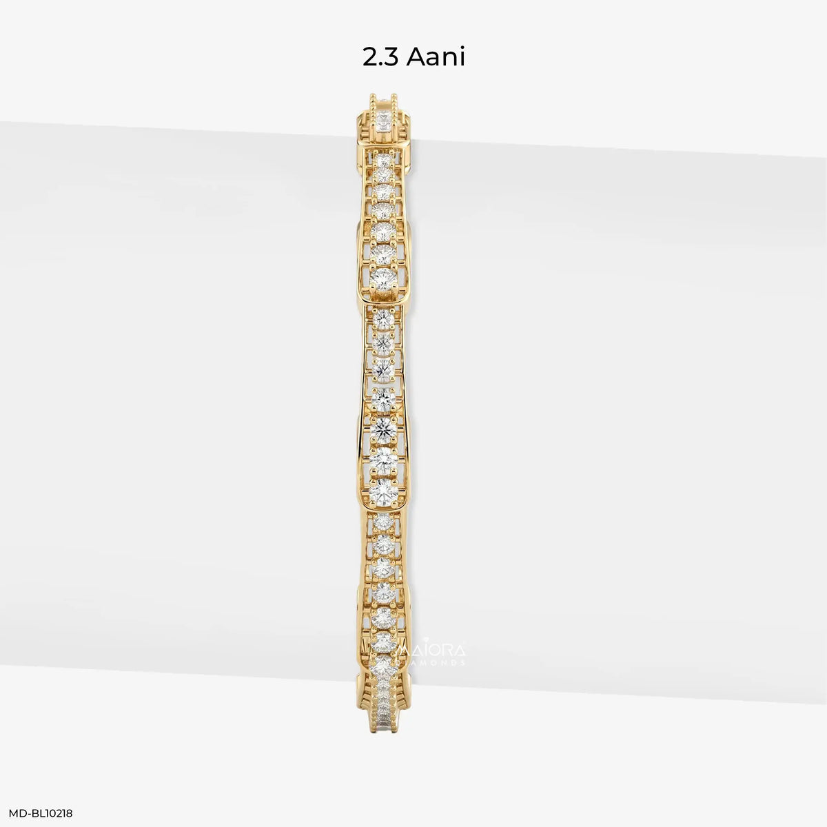 Brilliance Track Diamond Bangle