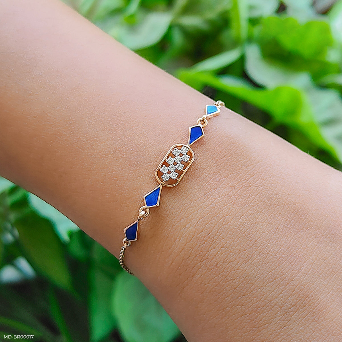 0.15 Carat Dainty Charming Lab Grown Diamond Bracelet