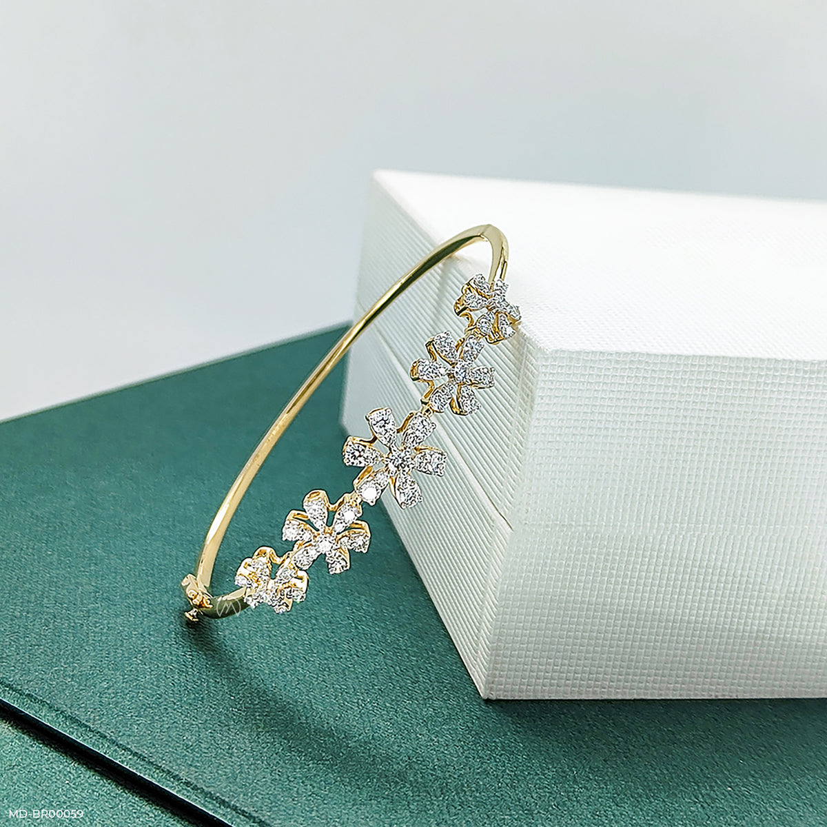 Floral Diamond Bracelets