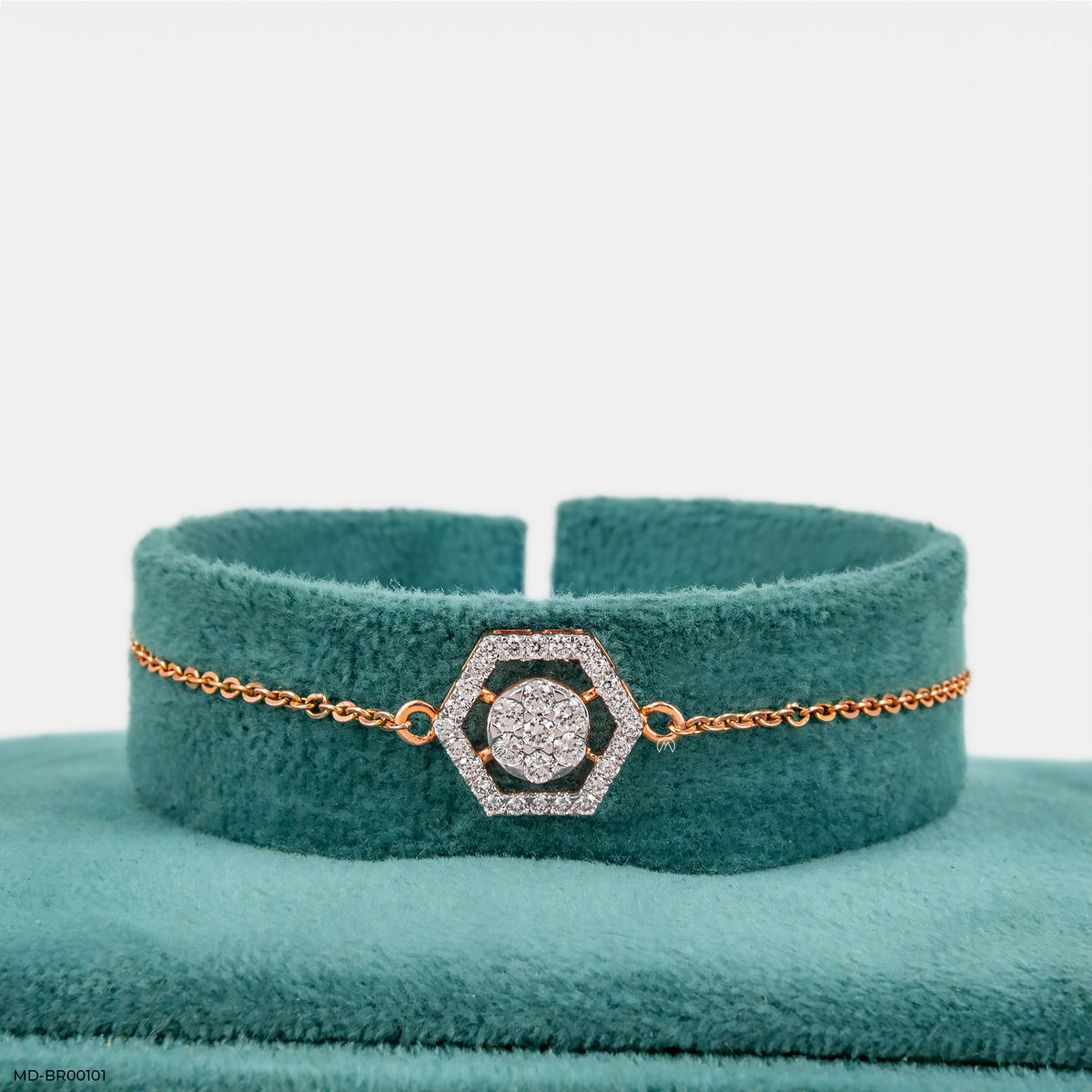 Hexagon Diamond Bracelets