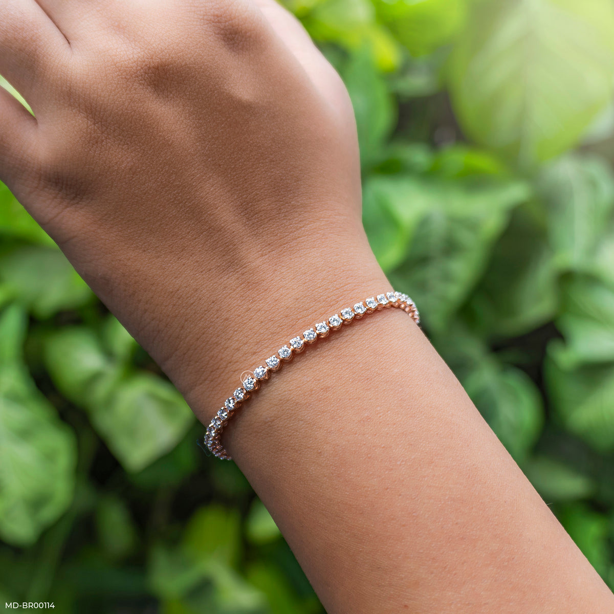 5 Cent Diamond Tennis Bracelet