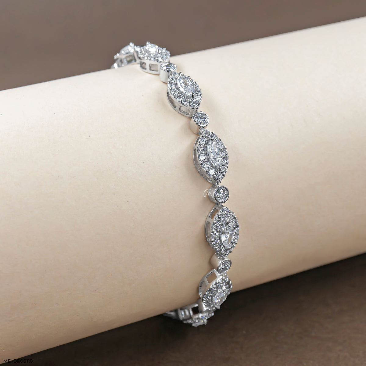 4 Carat Starlight Marquise Lab Diamond Tennis Bracelet