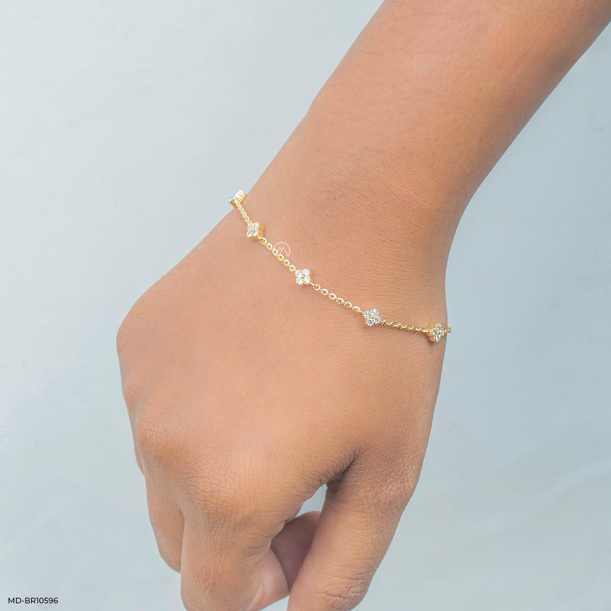 Quadrilateral Sparkle Bracelet