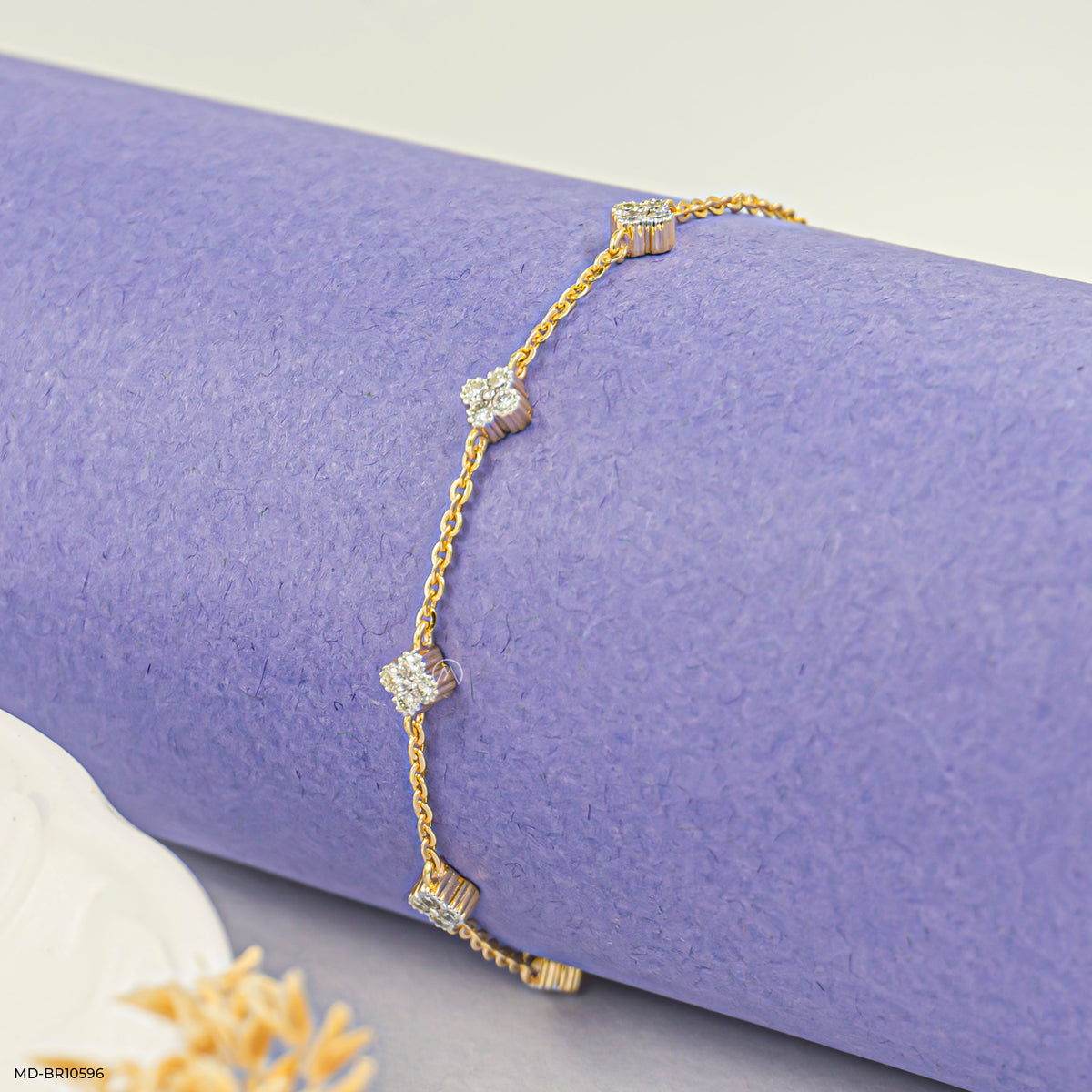 Quadrilateral Sparkle Bracelet