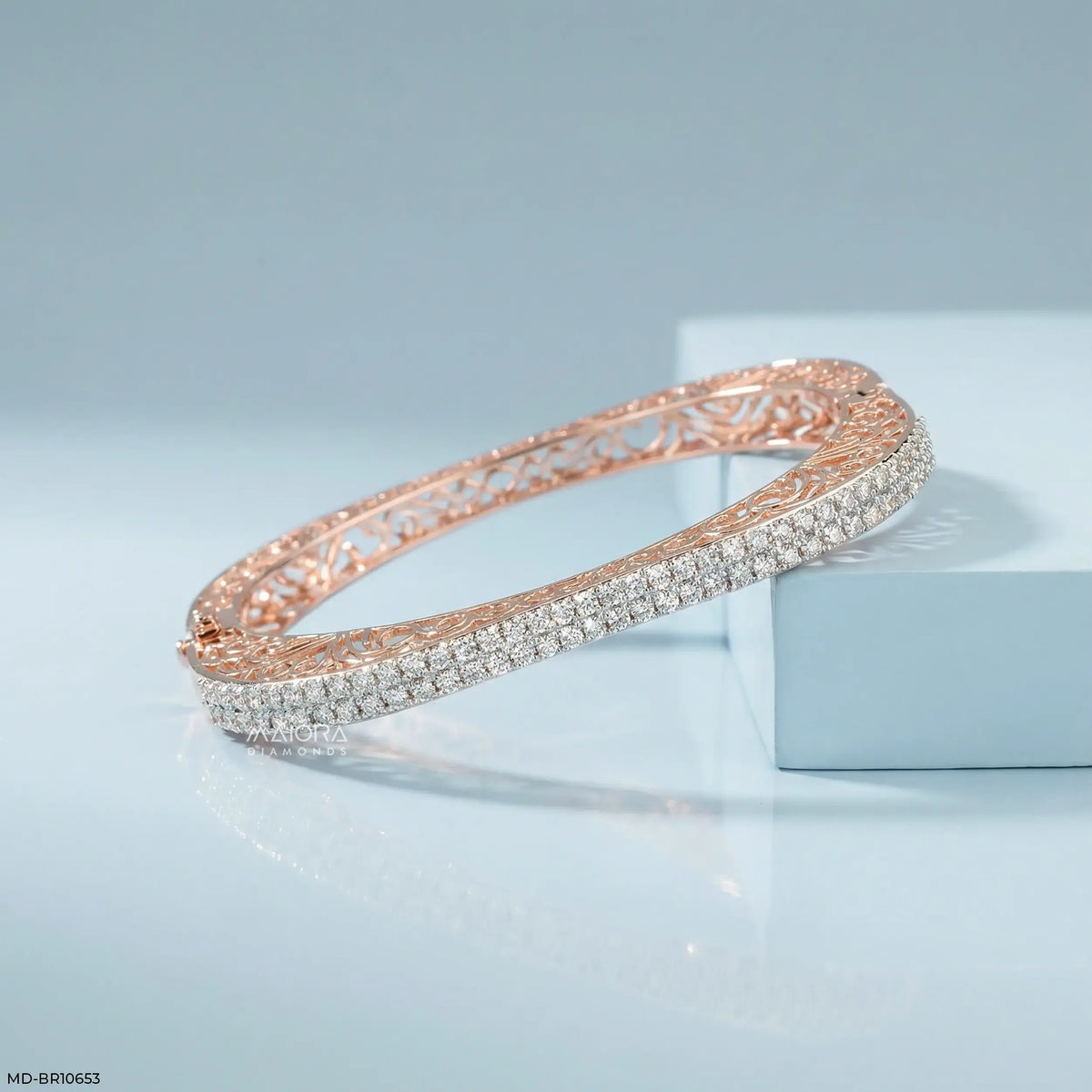 Legacy Filigree Diamond Kada Bracelet