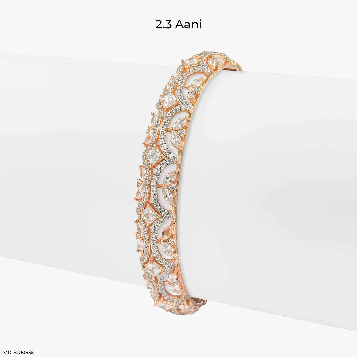 Cosmic Lattice Diamond Kada Bracelet