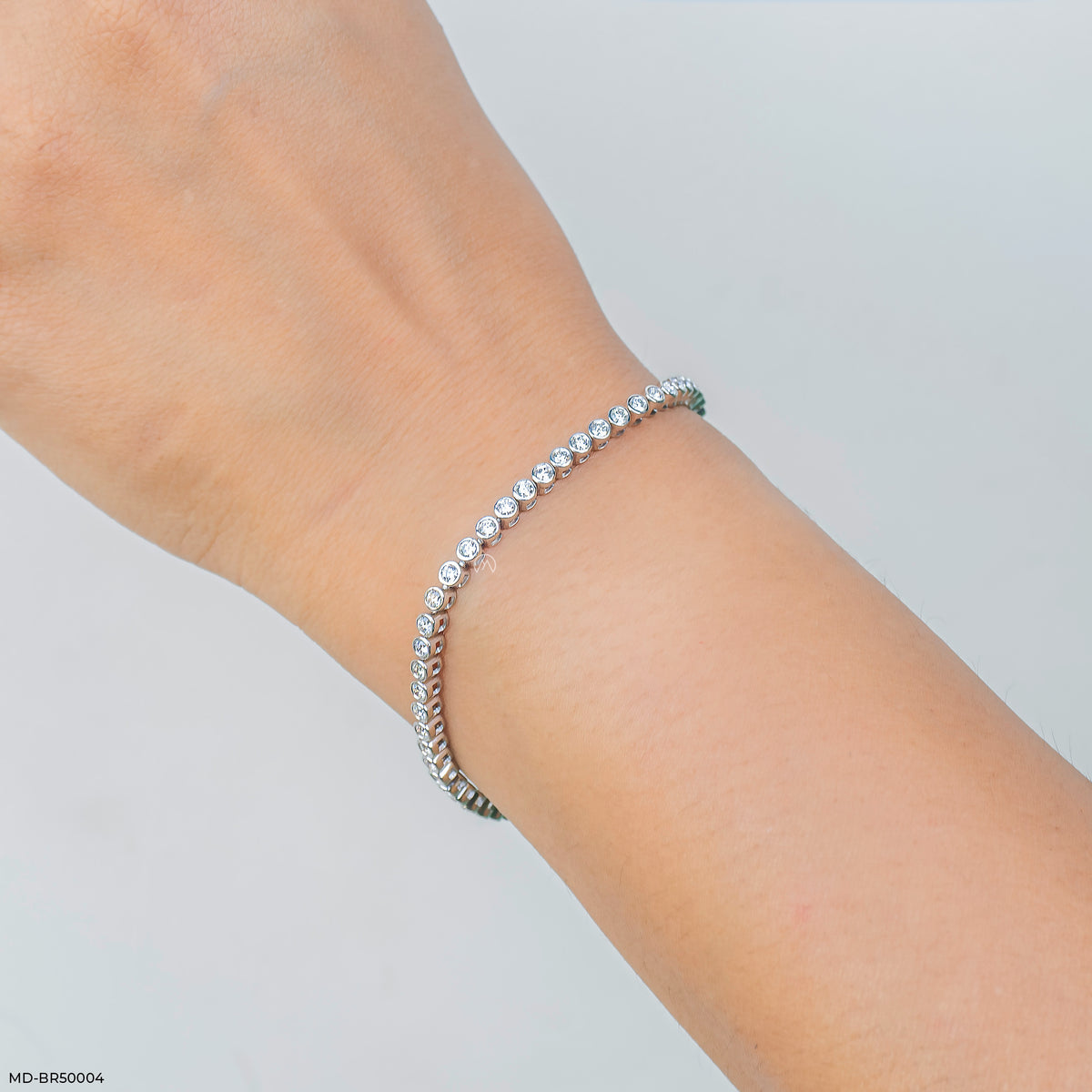 4 Cent Tennis Lab Diamond Dainty Bracelet
