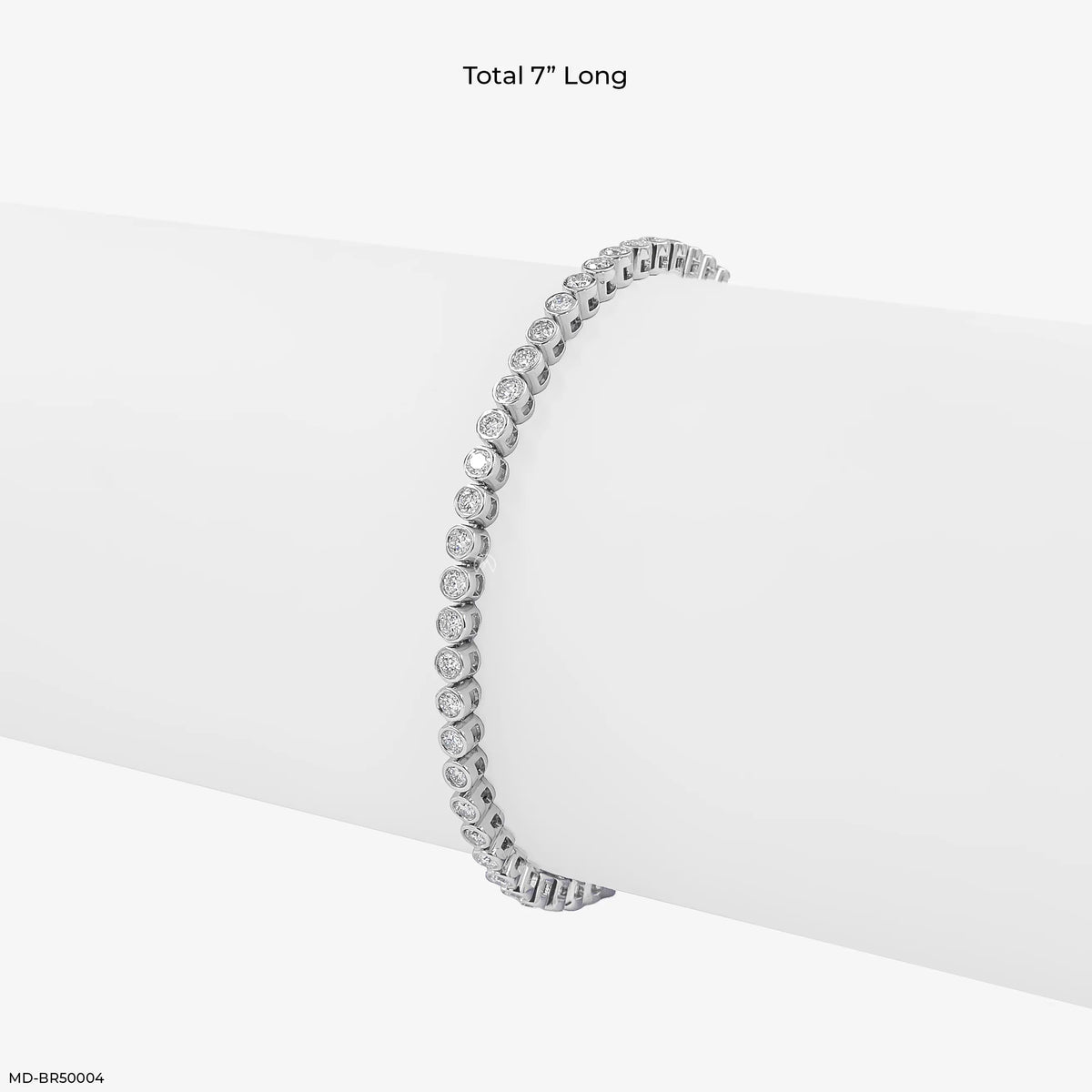 4 Cent Tennis Lab Diamond Dainty Bracelet