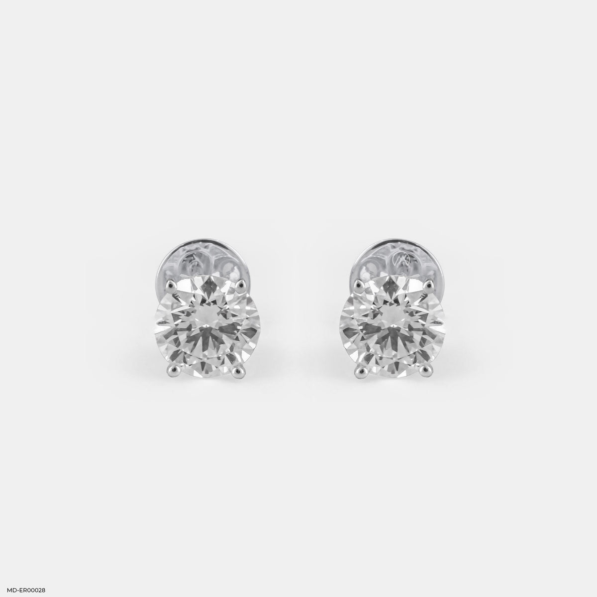 30 Cent Classic Diamond Stud Earrings