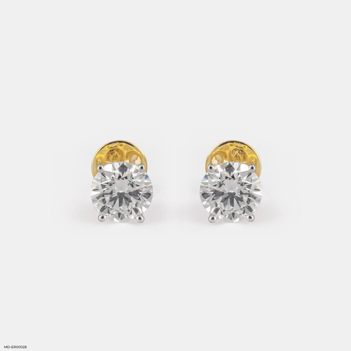 30 Cent Classic Diamond Stud Earrings
