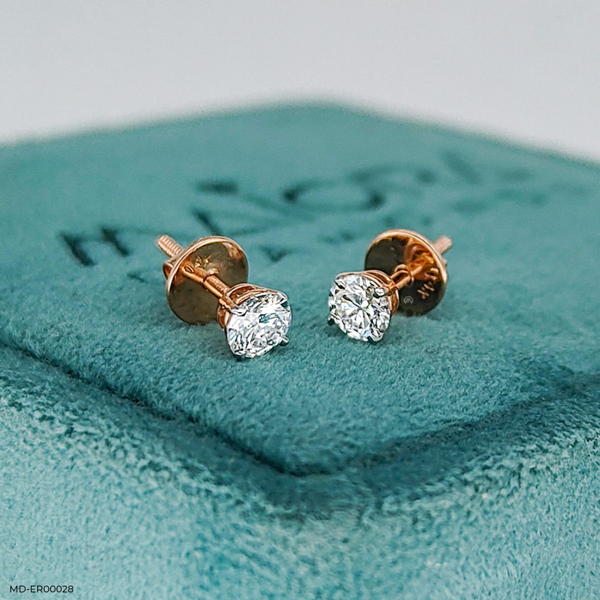 30 Cent Classic Diamond Stud Earrings
