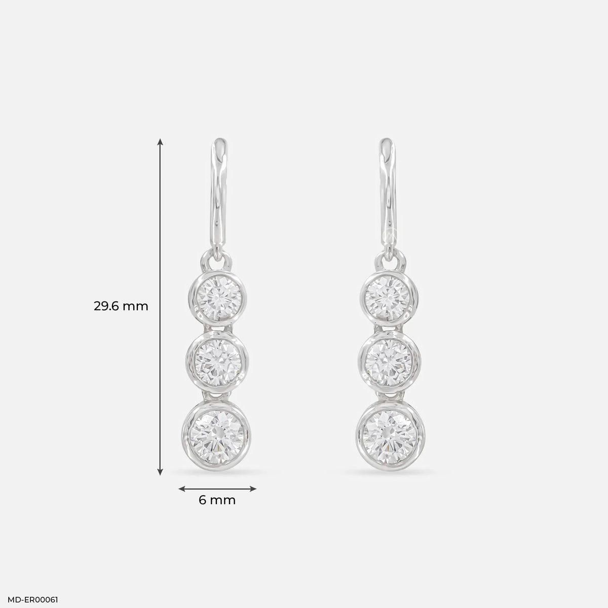 Unity Solitaire Diamod Earrings