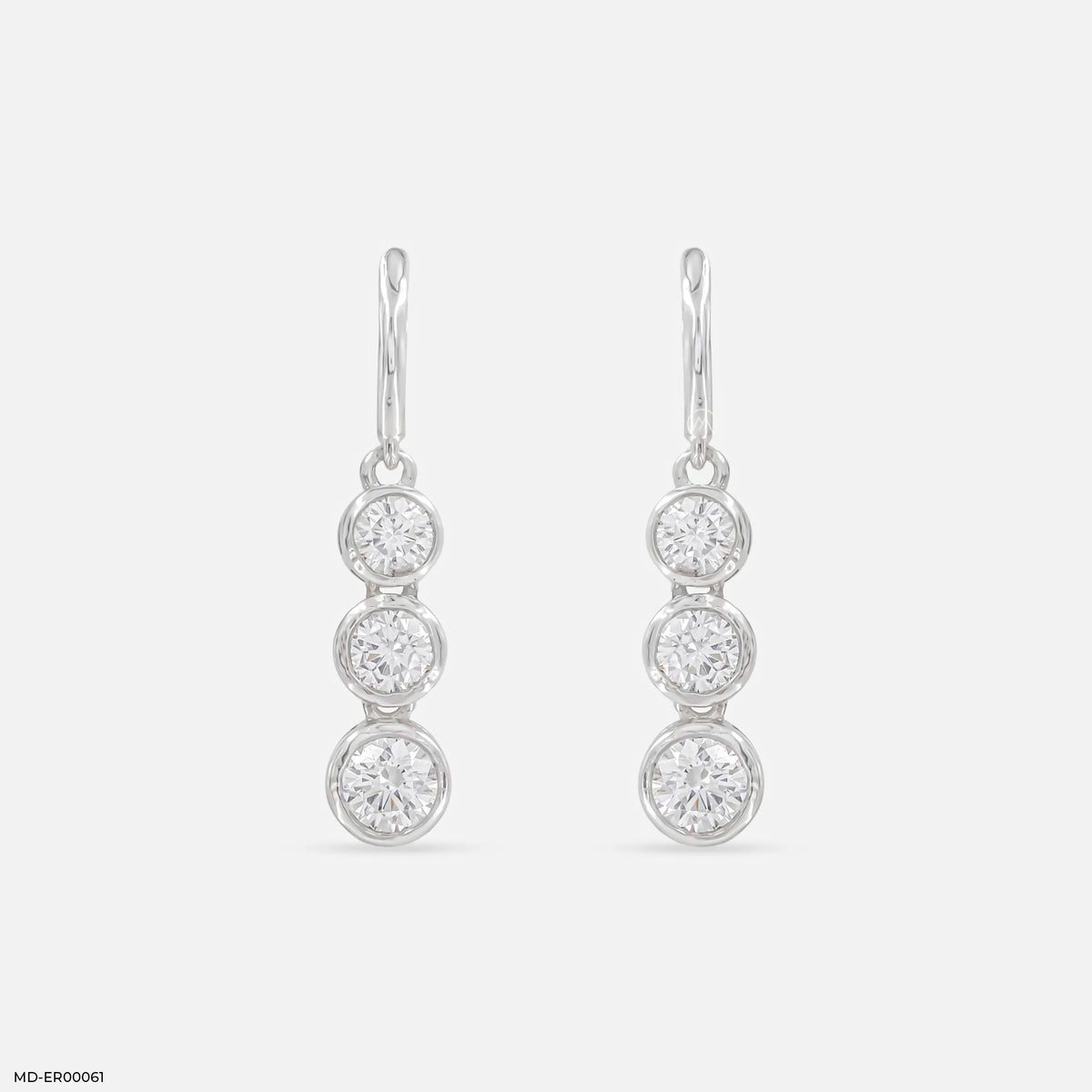 Unity Solitaire Diamod Earrings