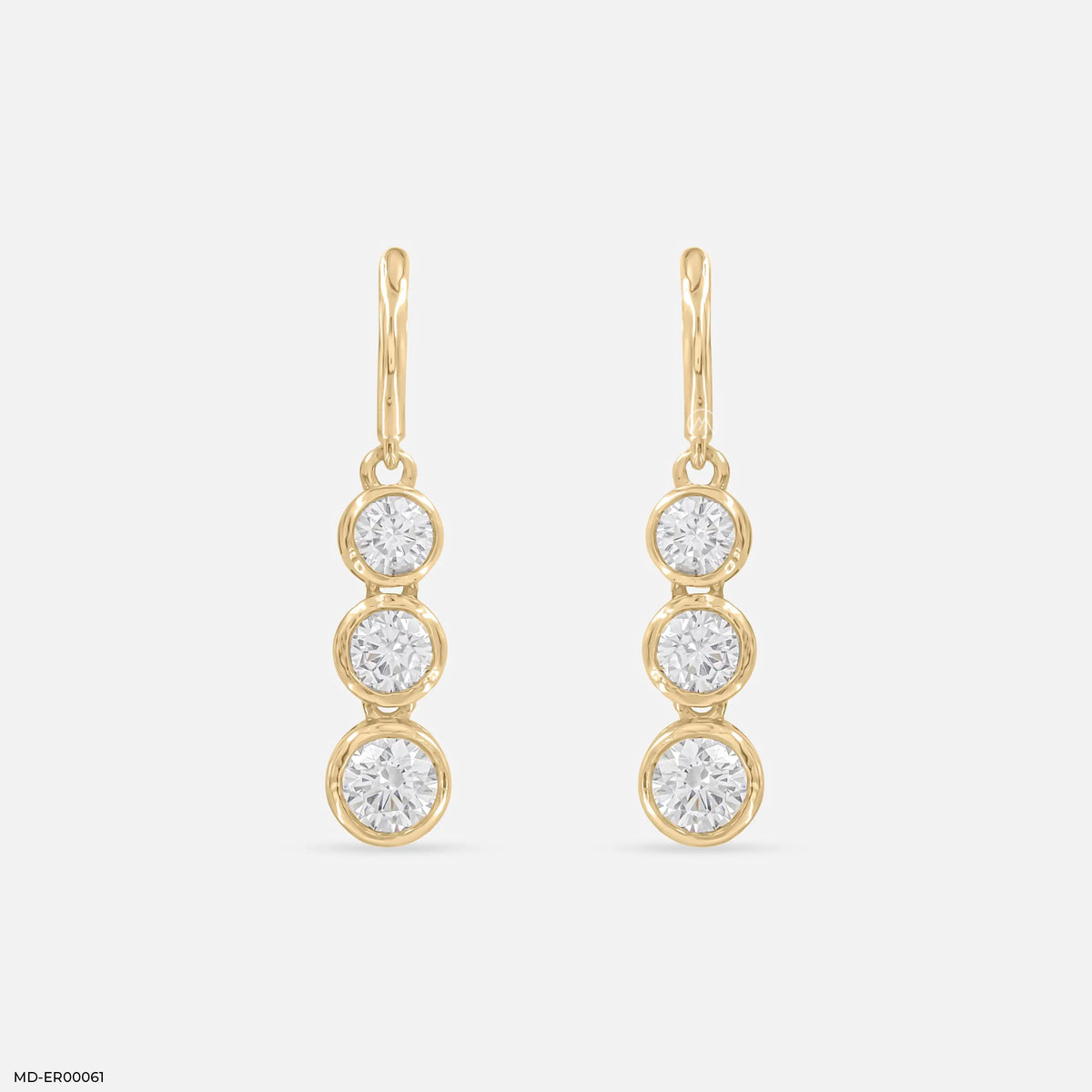 Unity Solitaire Diamod Earrings