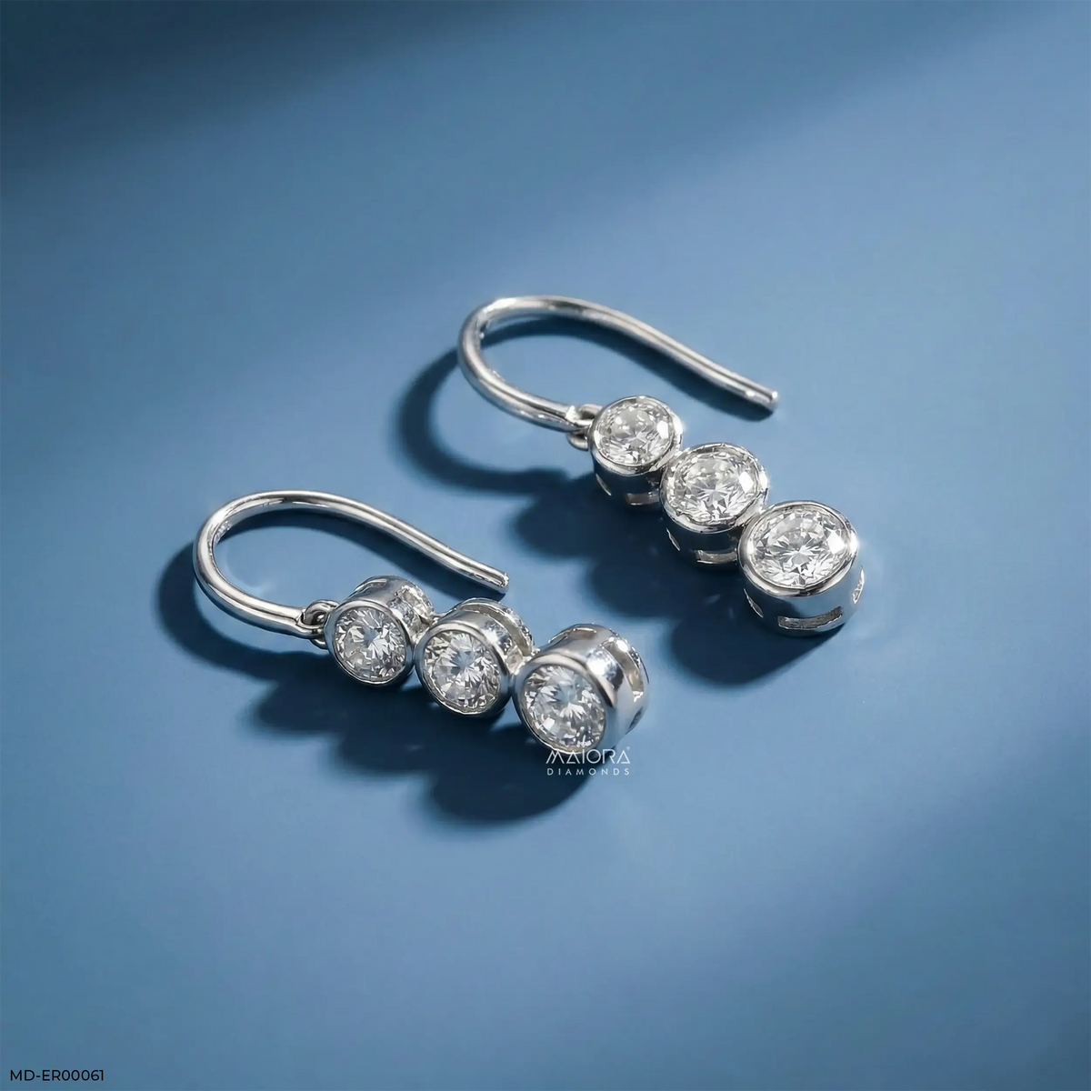 Unity Solitaire Diamod Earrings