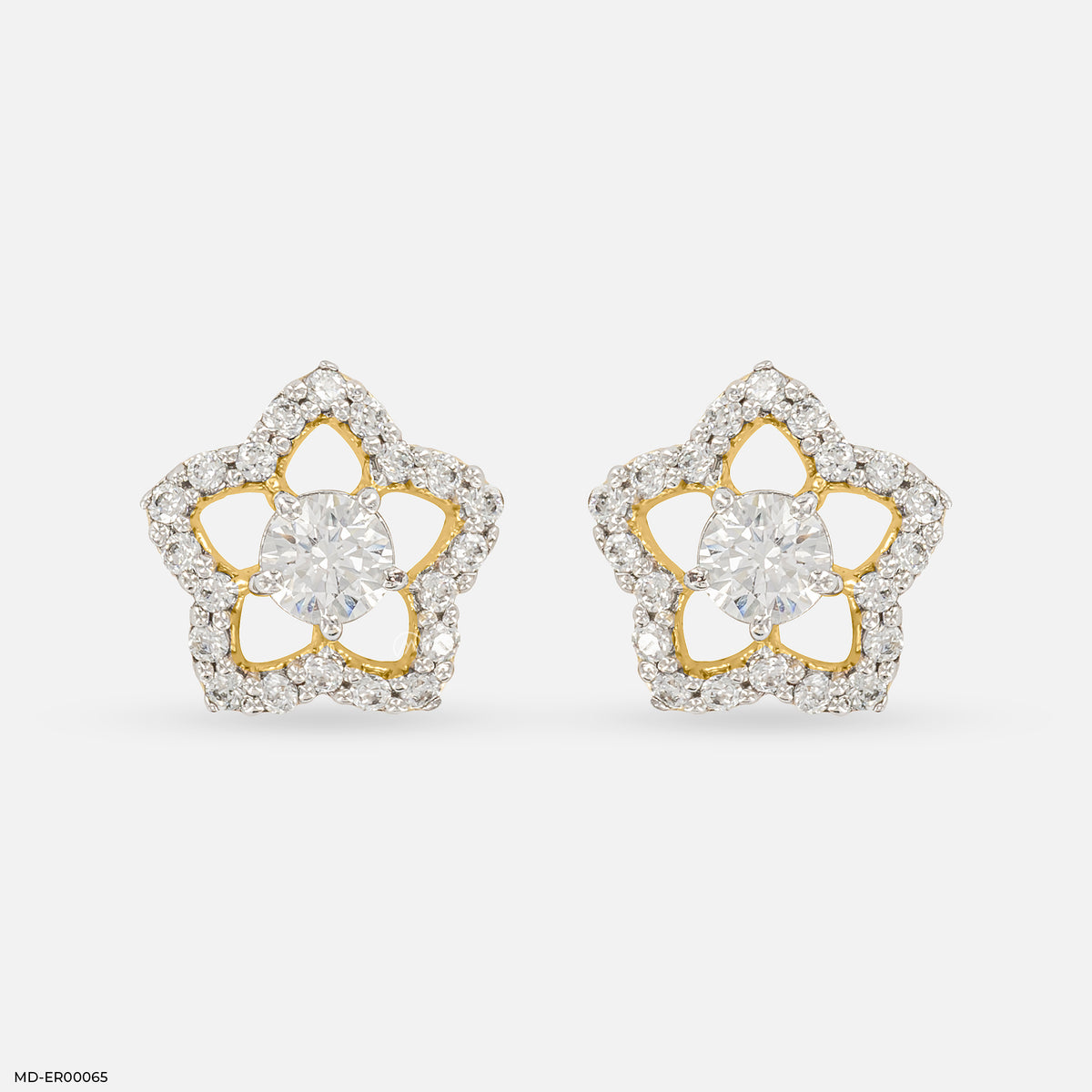 0.25 Carat StarPetal Earrings