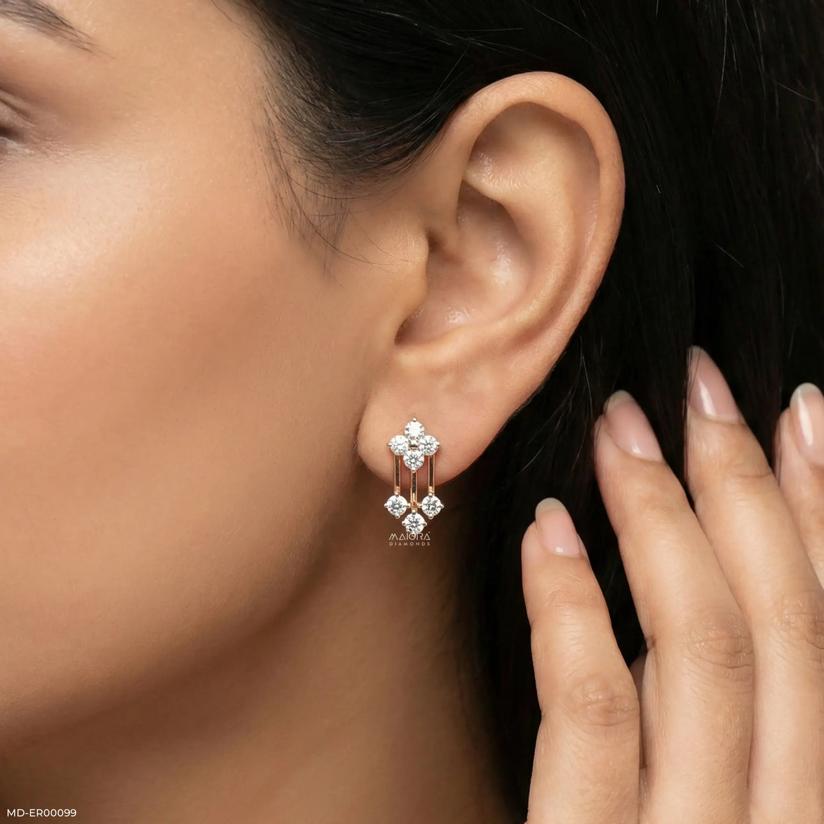 Floral Drop Earrings