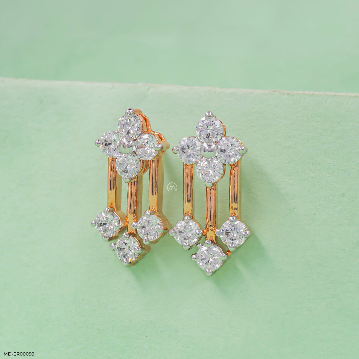 Floral Drop Earrings