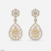 1 Carat Pearl Prism Earrings