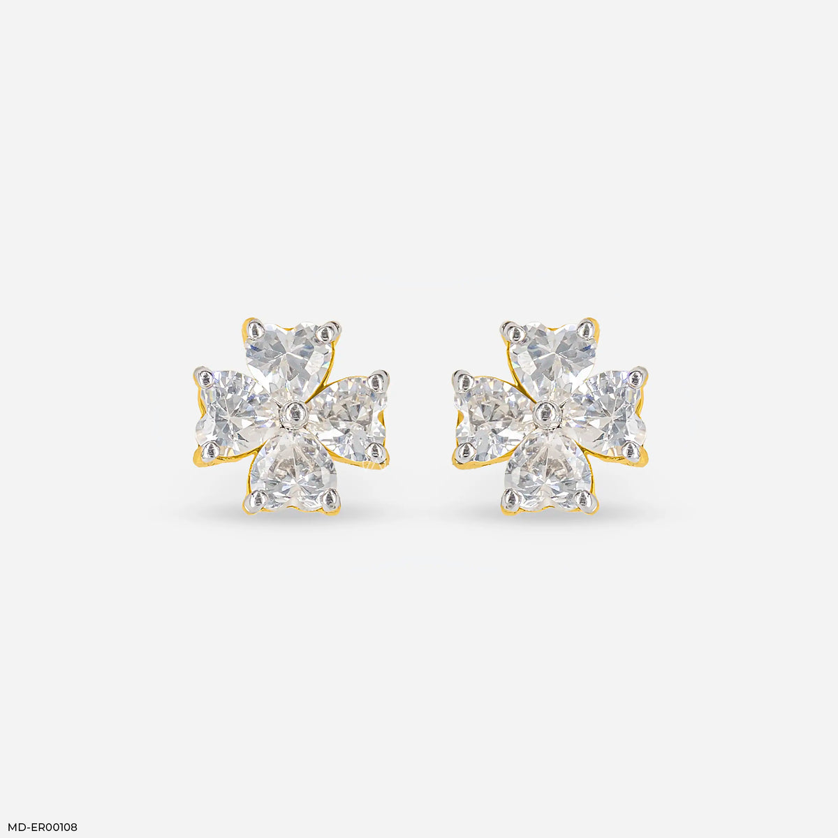 Fourever Heart Diamond Earrings