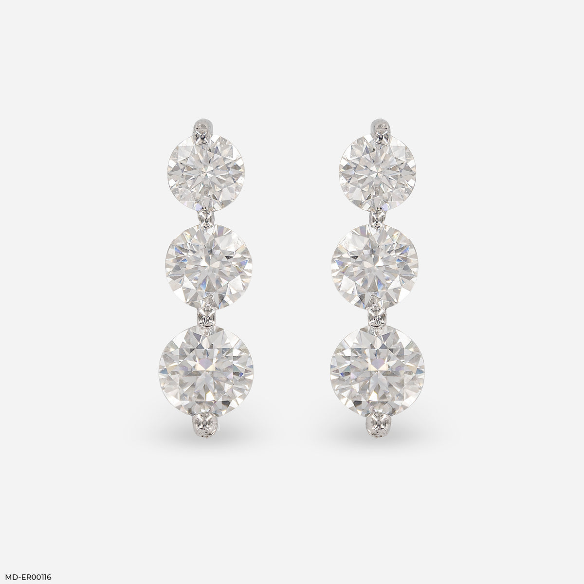 1 Carat Round Leticia Earrings