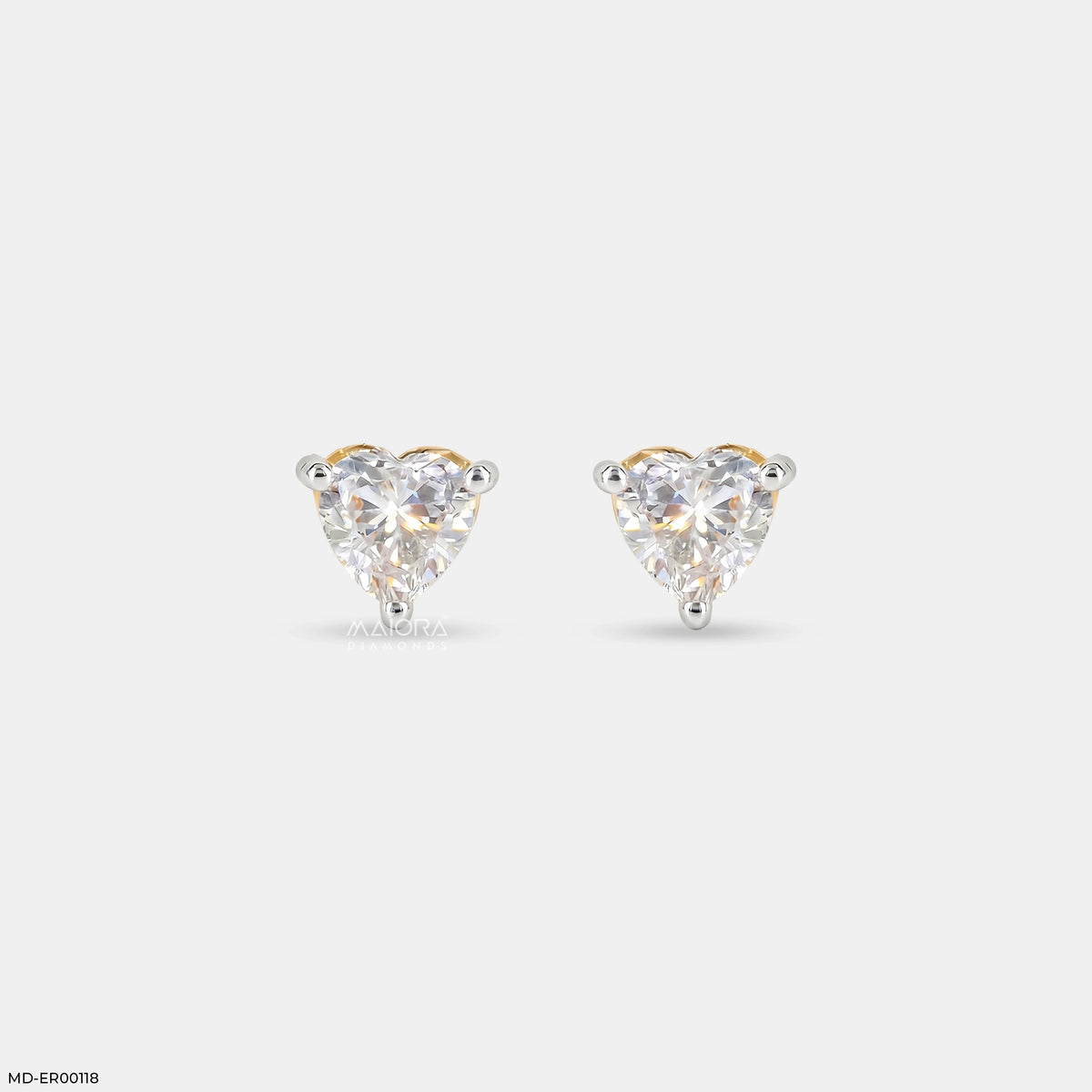1.1 Carat Twin Hearts Earrings