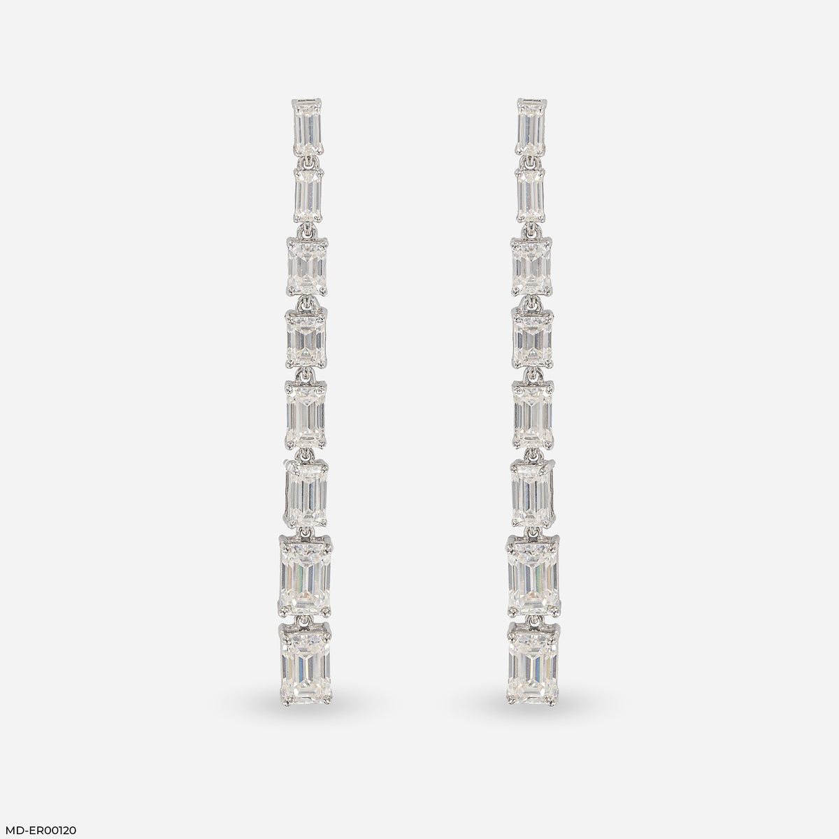 Classic Drizzle Diamond Drop Earrings