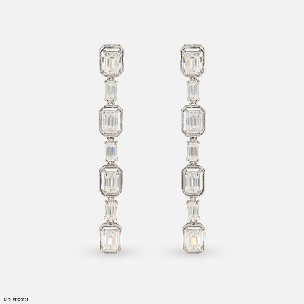 Glimmering Long Earrings