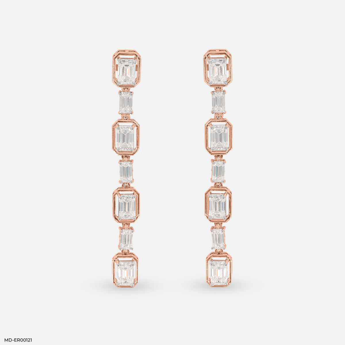 Glimmering Long Earrings