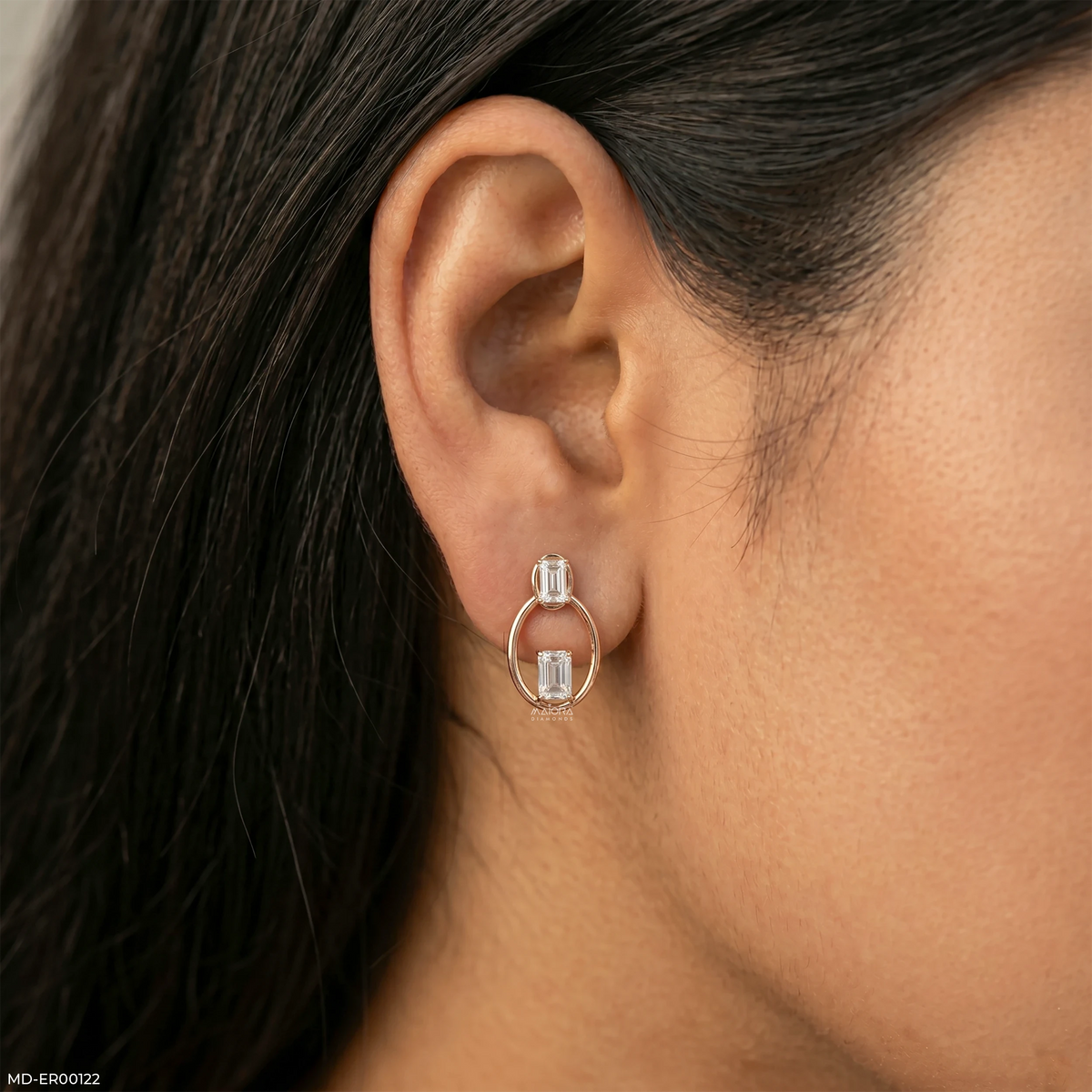 Motile Detachable Diamond Studs