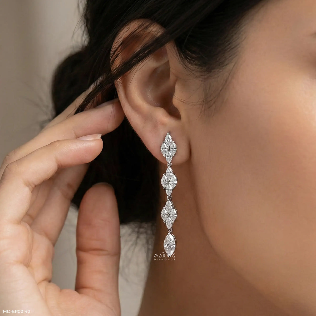 Shiny Line Earrings