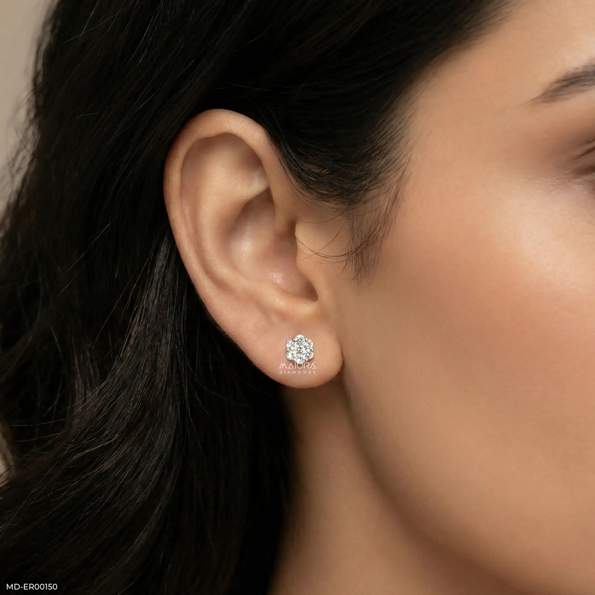 The Diamond Blossom Studs