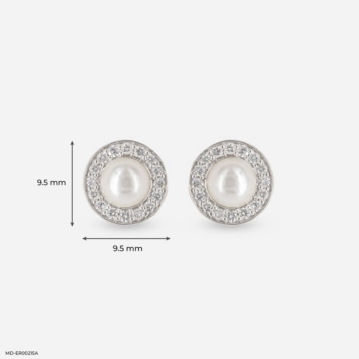 0.25 Carat Grace of Pearl Lab Diamond Earrings