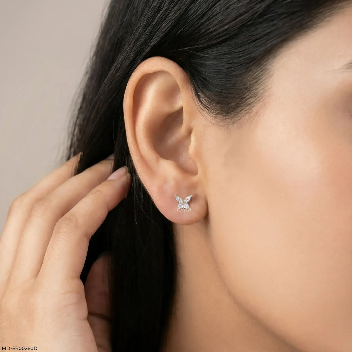 0.20 Carat Butterfly Glow Lab Diamond Earrings