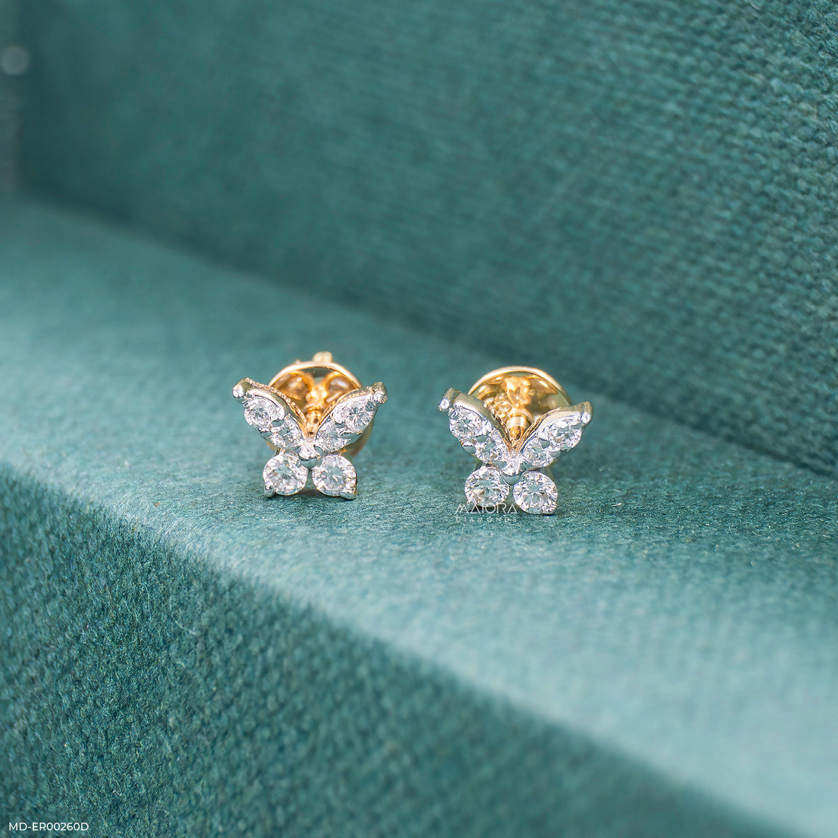 0.20 Carat Butterfly Glow Lab Diamond Earrings